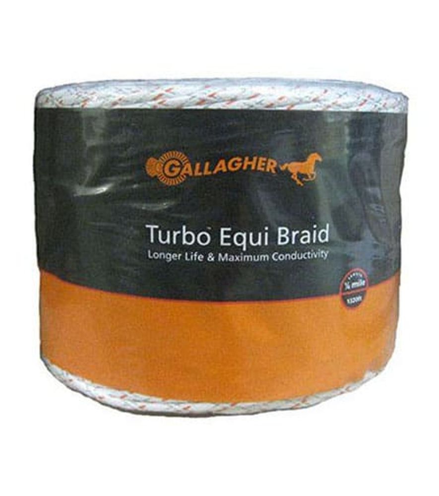 Gallagher Electric Fence Turbo Equibraid, 1/16 in. X 1,312 ft.