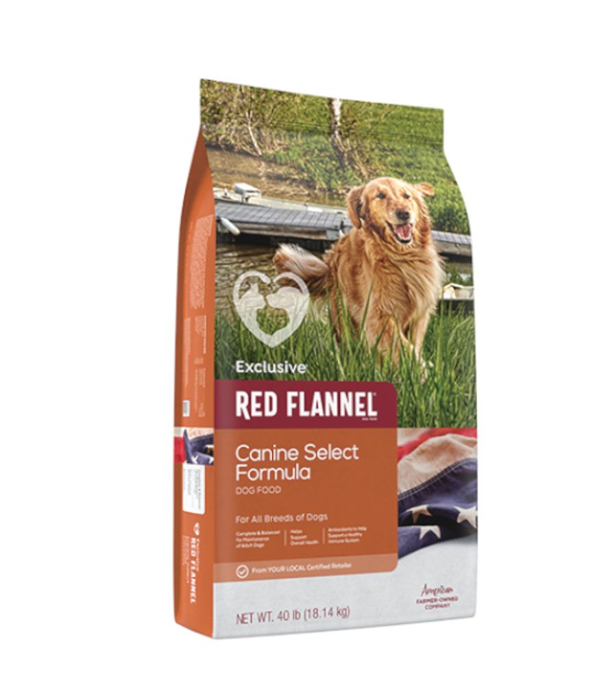 Red Flannel, Canine Select Dog Food, 40 lb
