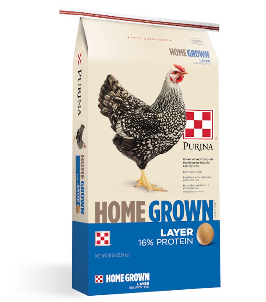 Purina, Home Grown Corn and Soy Free Layer Crumble, 50 lb
