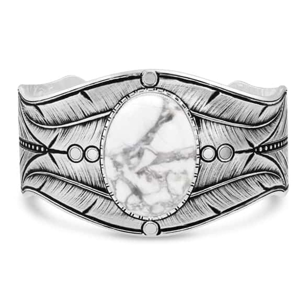 Montana Silversmiths Birch Creek Bracelet, BC3358WHOW
