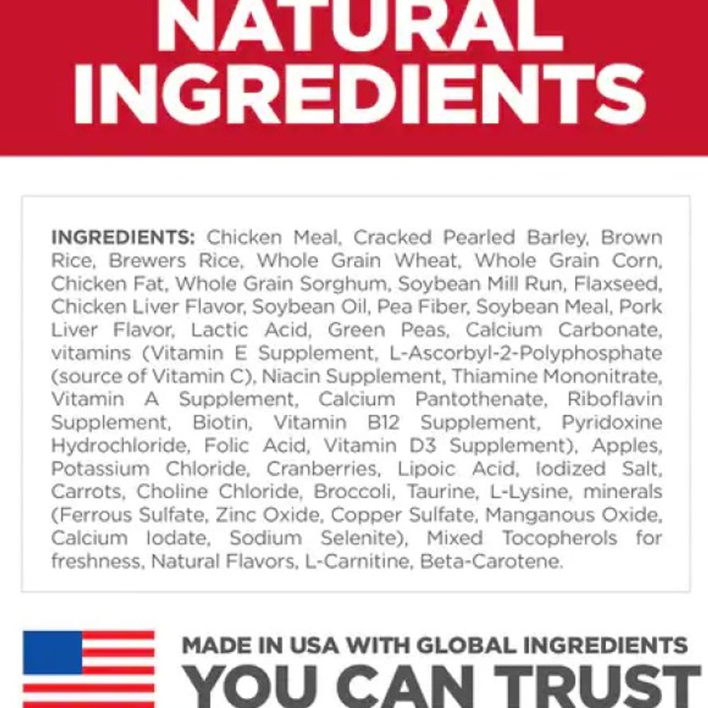 Science Diet, Adult 7+ Small Breed Chicken Meal Barley & Brown Rice Dog Food, 4.5 lb.