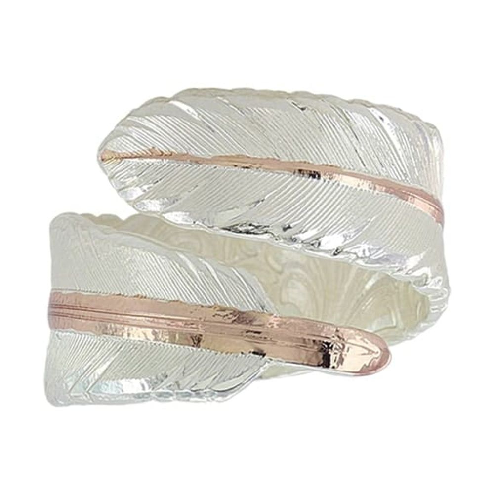 Montana Silversmiths, Rose Gold Filament Feather Ring, RG3430RG