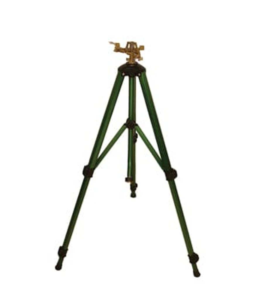 Green Aluminium Telescoping Tripod Sprinkler