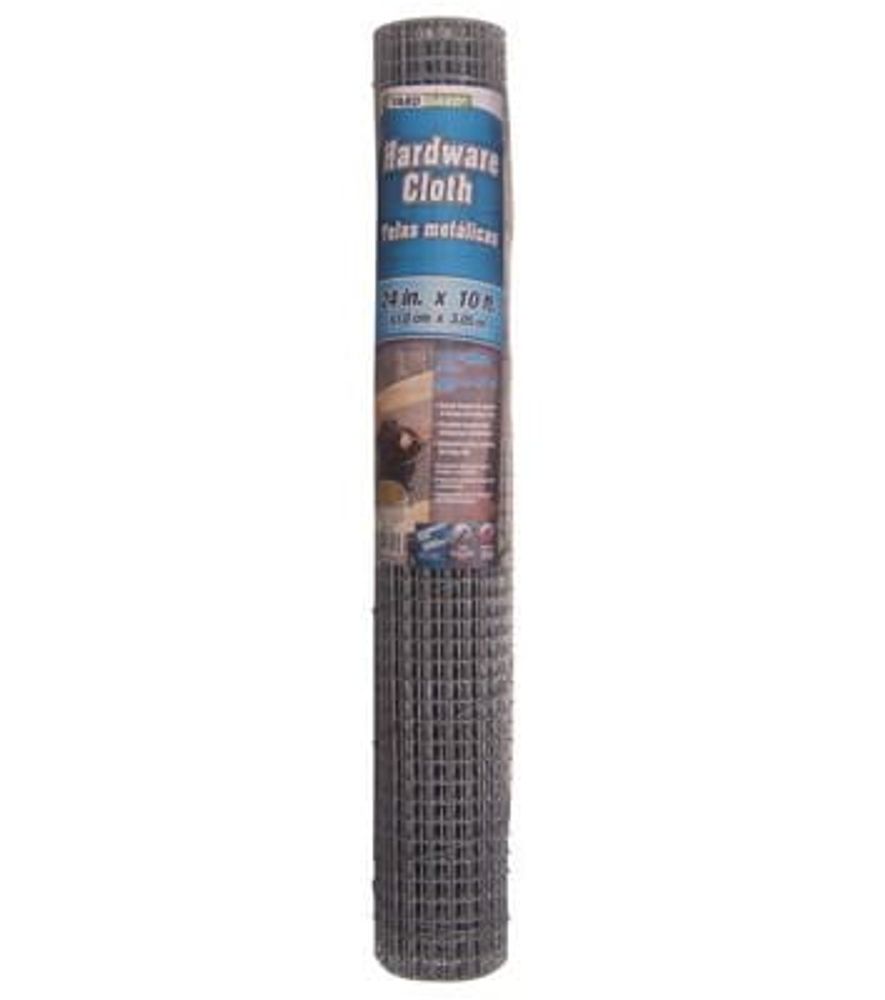 Galvanized Mesh Hardware Cloth, 24 in. X 10 ft.