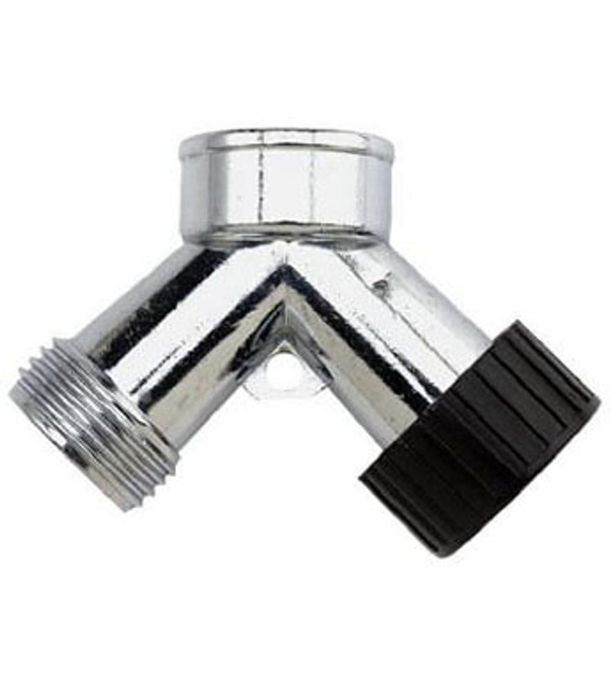 Green Thumb Zinc 2-Way Y Hose Connector