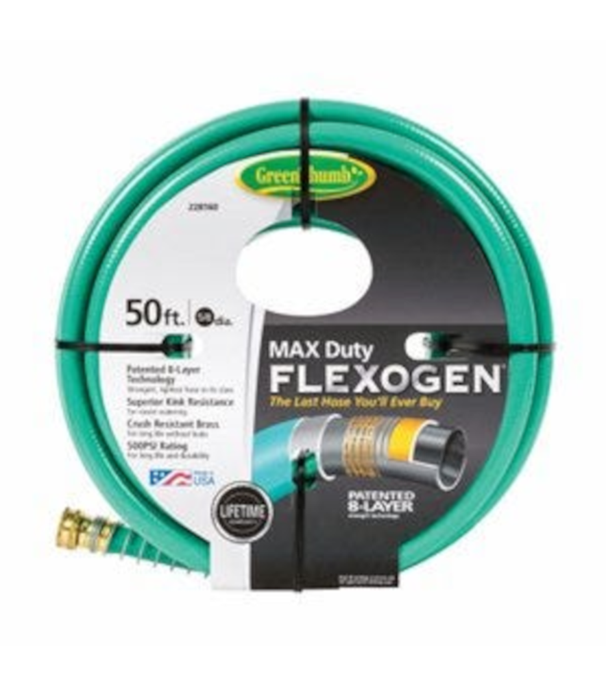 Green Thumb, Flexogen Hose, 5/8" x 50'