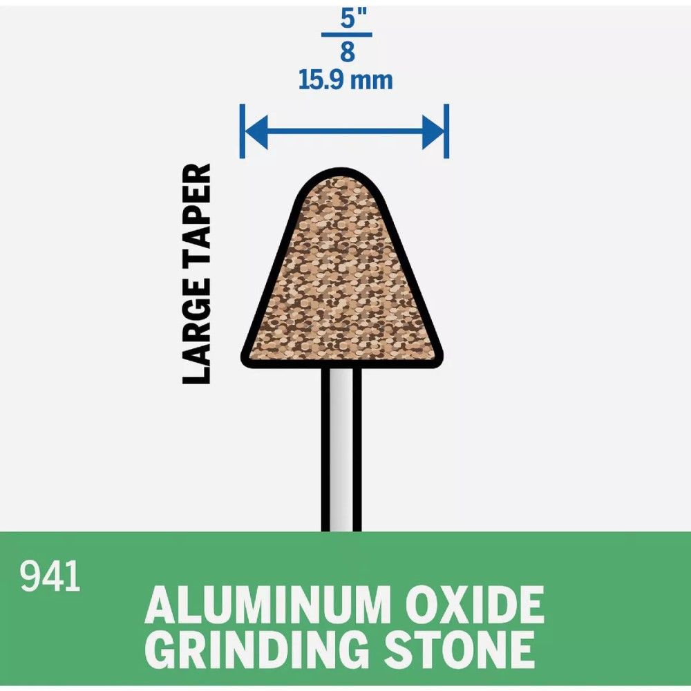 Dremel, 5/8" Aluminum Oxide Grinding Stone Bit