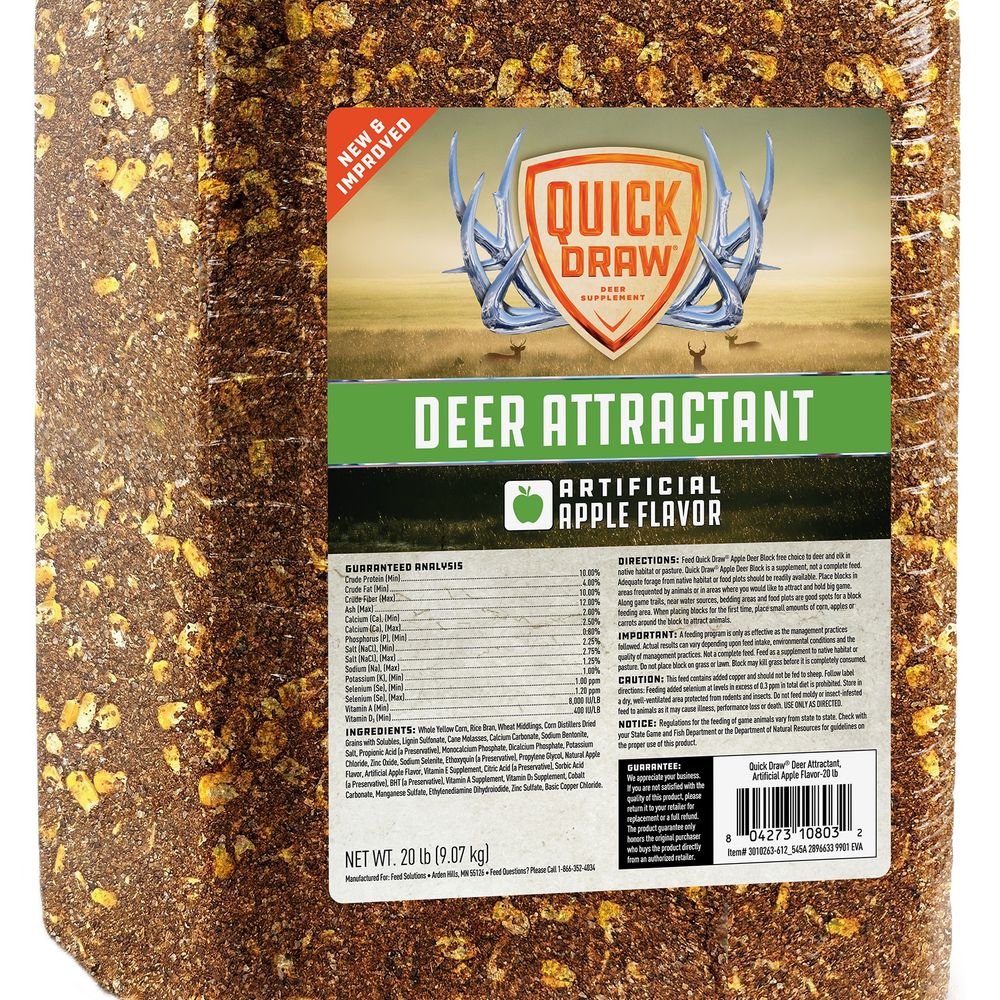 Purina, Apple Quick Draw Deer Block, 20 lb