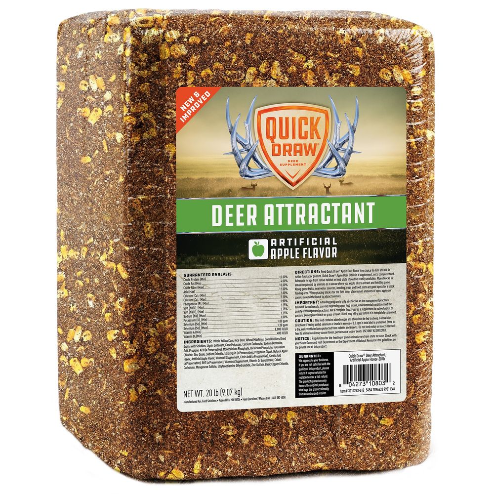 Purina, Apple Quick Draw Deer Block, 20 lb