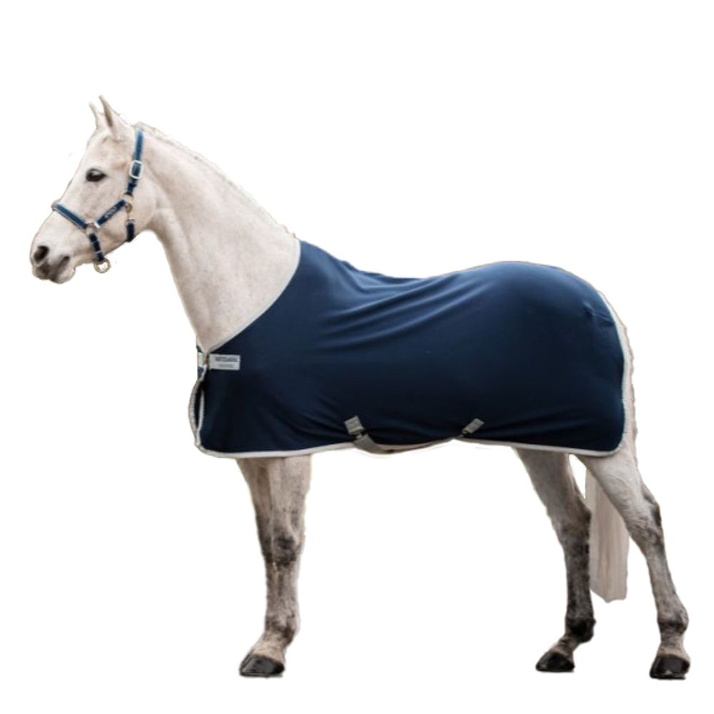 Horseware Ireland, Amigo Navy/Silver Jersey Cooler 