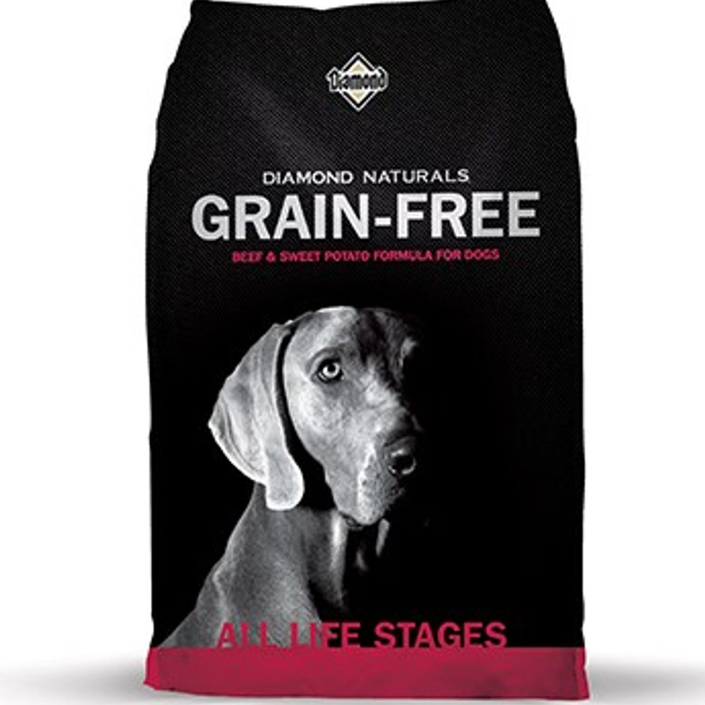 Diamond Naturals, Grain-Free Beef & Sweet Potato Dog Food, 28 lb