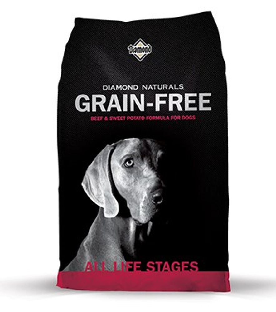 Diamond Naturals, Grain-Free Beef & Sweet Potato Dog Food, 28 lb