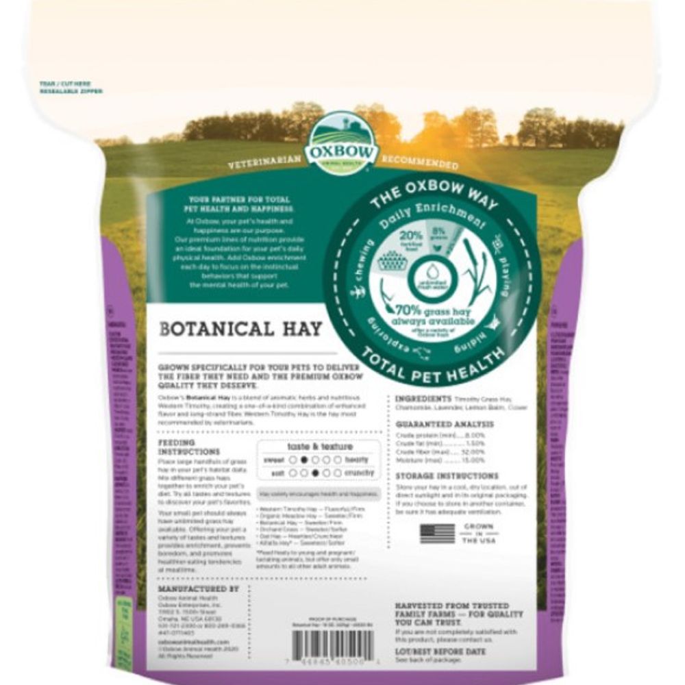 Oxbow, Botanical Hay, 15 oz