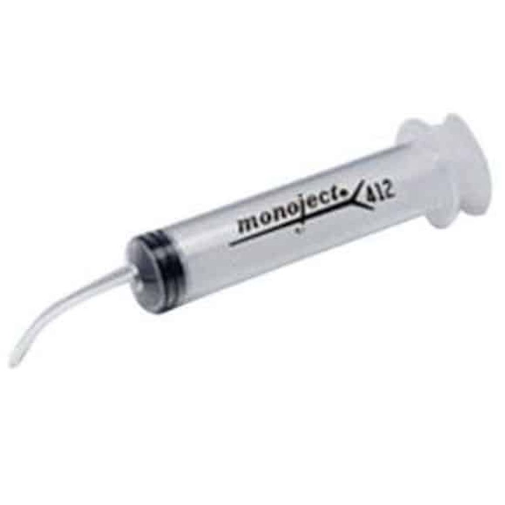 Monoject Curved Tip Syringe, 12CC