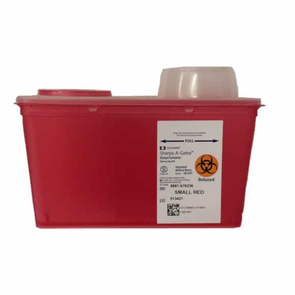 Monoject Sharps Small Container, Red