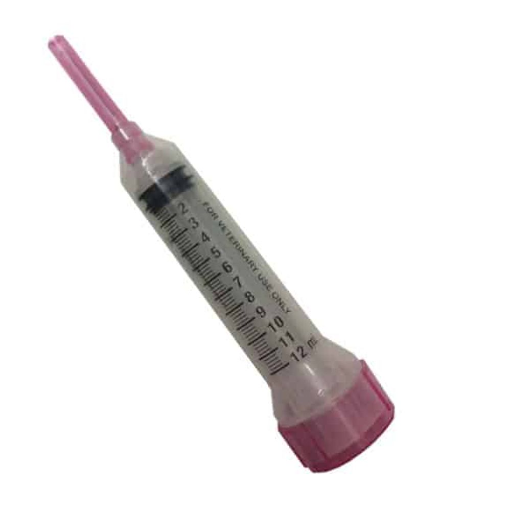 Monoject 18 Gauge Syringe, 12CC