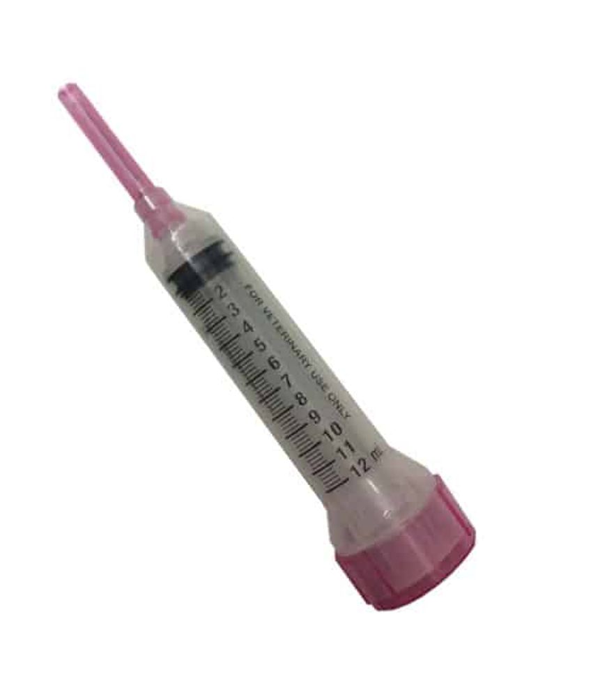 Monoject 18 Gauge Syringe, 12CC