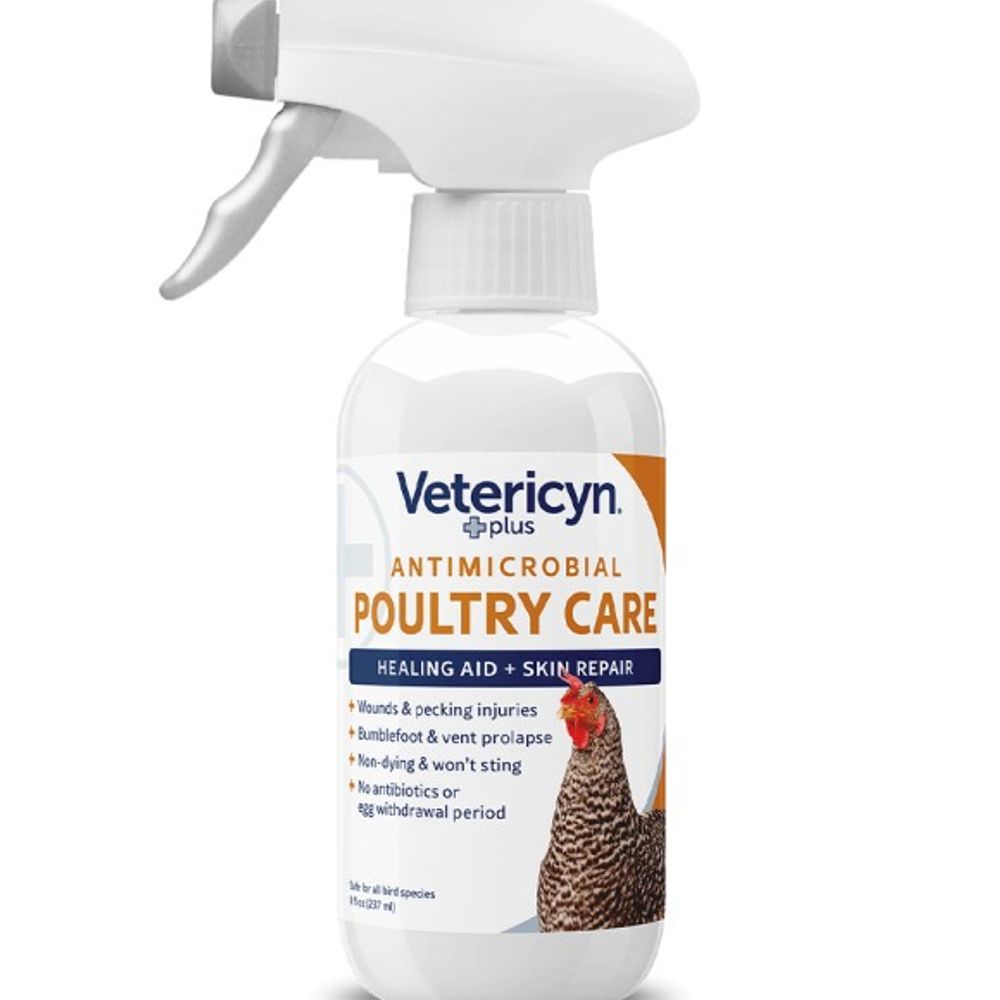 Vetericyn, Plus Antimicrobial Poultry Care Spray, 8 oz