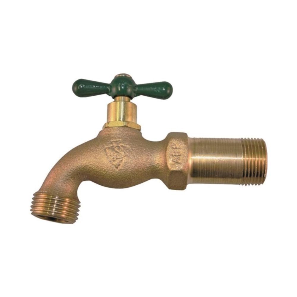 Arrowhead Brass 201BCLD Standard Hose Bib, 1/2 x 3/4 in MIP x Hose